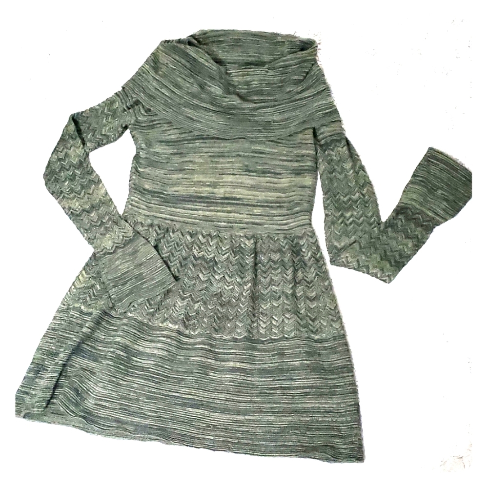 Heather b striped sweater dress
